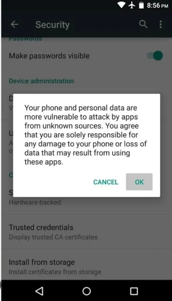 traffic rider mod installation unknown sources ok